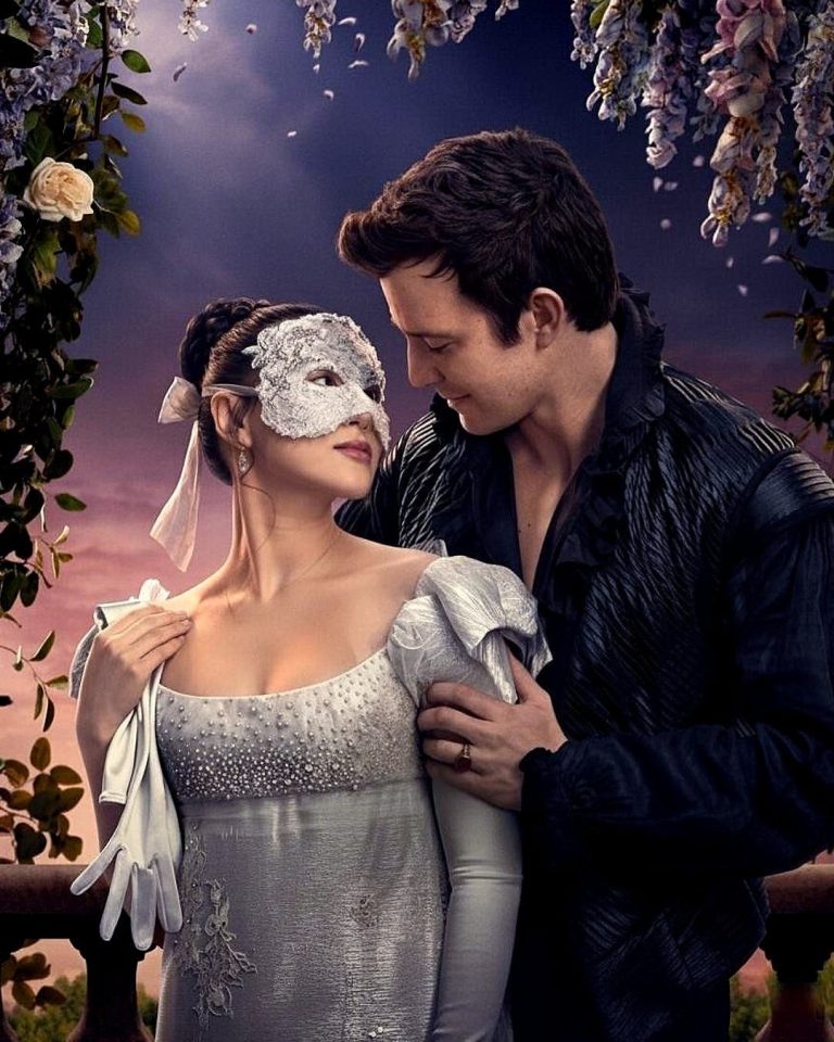 Bridgerton season 4 dates release - Benedict & Sophie poster. benofie